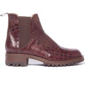 Zou Xou Nerea Boot in brown Chocolate Croco leather Size 39